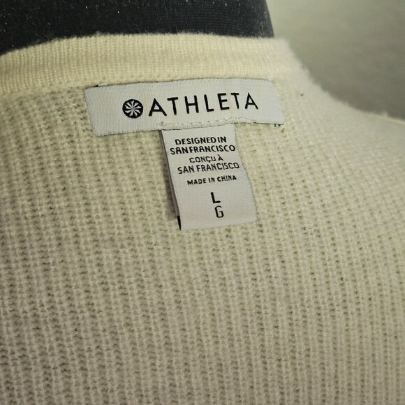 Athleta Alpine Wrap Sweater – Size Large - Picture 7 of 7
